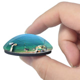 Totland The Needles UK England 3D Fridge Magnet Crystal Glass