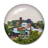 Wakefield Overton National Coal Mining Museum for England UK England 3D Fridge Magnet Crystal Glass