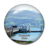 Wales Beaumaris Pier UK England 3D Fridge Magnet Crystal Glass