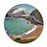 Wales Cardigan Mwnt Beach UK England 3D Fridge Magnet Crystal Glass