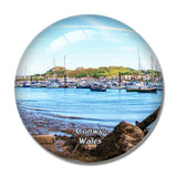 Wales Conwy Quay UK England 3D Fridge Magnet Crystal Glass