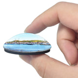 Wales Conwy Quay UK England 3D Fridge Magnet Crystal Glass