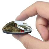 Wales Conwy Smallest House in Britain UK England 3D Fridge Magnet Crystal Glass