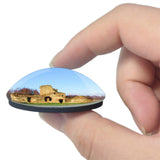 Wales Flint Castle UK England 3D Fridge Magnet Crystal Glass