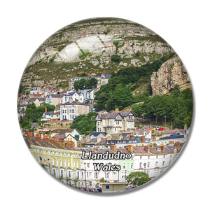 Wales Llandudno Promenade UK England 3D Fridge Magnet Crystal Glass