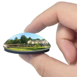 Wales Llangathen Aberglasney Gardens UK England 3D Fridge Magnet Crystal Glass