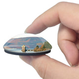 Wales Llanwddyn Lake Vyrnwy UK England 3D Fridge Magnet Crystal Glass