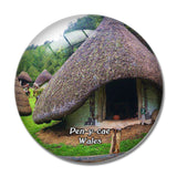 Wales Pen-y-cae The National Showcaves Centre for Wales UK England 3D Fridge Magnet Crystal Glass