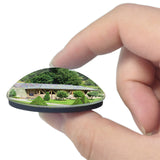 Wales Plas Cadnant Hidden Gardens UK England 3D Fridge Magnet Crystal Glass