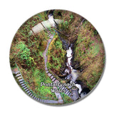 Wales Pontarfynach Devil's Bridge Falls UK England 3D Fridge Magnet Crystal Glass