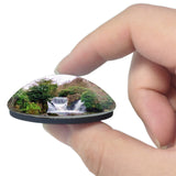 Wales Swansea Penllergare Valley Woods UK England 3D Fridge Magnet Crystal Glass