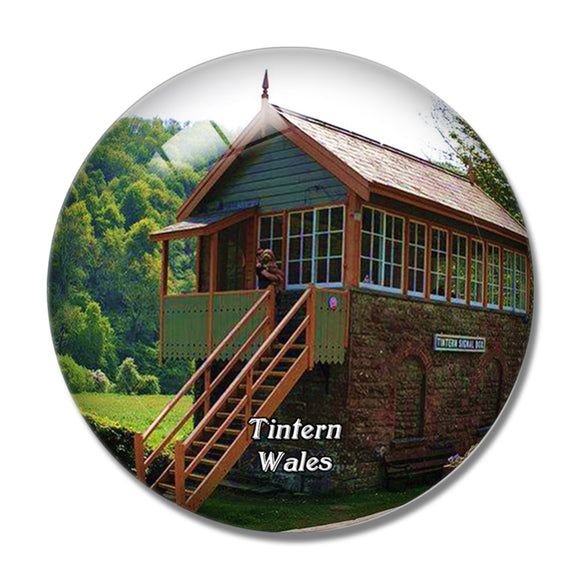 Wales The Old Station Tintern UK England 3D Fridge Magnet Crystal Glass