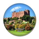 Wales Welshpool Powis Castle and Garden UK England 3D Fridge Magnet Crystal Glass