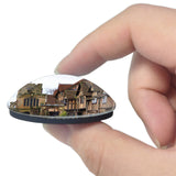 Warwick Lord Leycester Hospital UK England 3D Fridge Magnet Crystal Glass