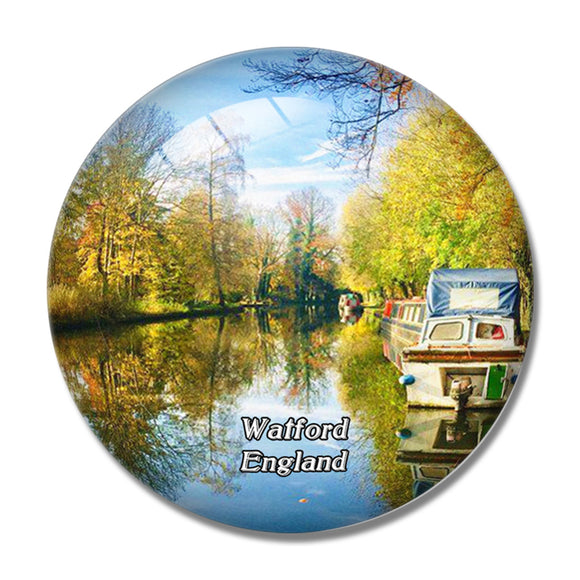 Wat Cassiobury Park UK England 3D Fridge Magnet Crystal Glass