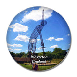 Waverton Crocky Trail UK England 3D Fridge Magnet Crystal Glass