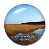 Wells-next-the-Sea Holkham Bay UK England 3D Fridge Magnet Crystal Glass