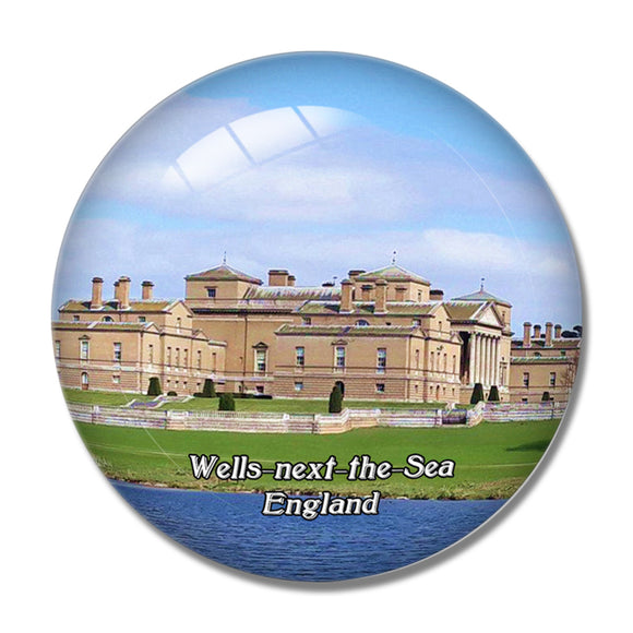 Wells-next-the-Sea Holkham Hall UK England 3D Fridge Magnet Crystal Glass