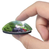 Wirksworth Ecclesbourne Valley Railway UK England 3D Fridge Magnet Crystal Glass