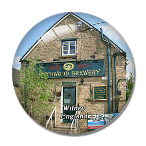 Witney The Wychwood Brewery UK England 3D Fridge Magnet Crystal Glass