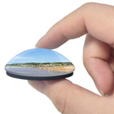 Woolacombe Beach UK England 3D Fridge Magnet Crystal Glass