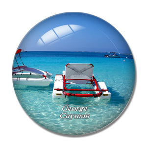 George Cayman UK 3D Fridge Magnet Crystal Glass