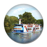 Wroxham Broads Tours River Trips UK England 3D Fridge Magnet Crystal Glass