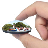 Wroxham Broads Tours River Trips UK England 3D Fridge Magnet Crystal Glass