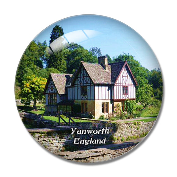 Yanworth Chedworth Roman Villa UK England 3D Fridge Magnet Crystal Glass