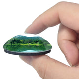 Aiguebelette-le-Lac France Lac d'Aiguebelette 3D Fridge Magnet Crystal Glass