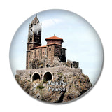 Aiguilhe France Chapelle St. Michel d'Aiguilhe 3D Fridge Magnet Crystal Glass