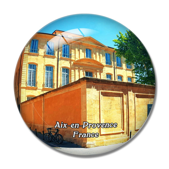 Aix-en-Provence France Hotel de Caumont - Art Centre 3D Fridge Magnet Crystal Glass