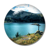 Allos France Lac d'Allos 3D Fridge Magnet Crystal Glass