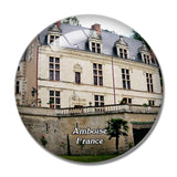 Amboise France Chateau Gaillard 3D Fridge Magnet Crystal Glass