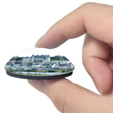 Amboise France Chateau Royal 3D Fridge Magnet Crystal Glass