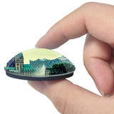 Germany Alster Lake Hamburg 3D Fridge Magnet Crystal Glass