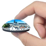 Amiens France St-Leu 3D Fridge Magnet Crystal Glass