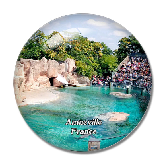 Amneville France Zoo 3D Fridge Magnet Crystal Glass