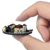 Annecy France Chateau 3D Fridge Magnet Crystal Glass