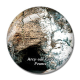 Arcy-sur-Cure France Grottes 3D Fridge Magnet Crystal Glass