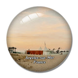 Argeles-sur-Mer France Promenade du Front de Mer 3D Fridge Magnet Crystal Glass