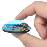 Argeles-sur-Mer France Sentier du Littoral 3D Fridge Magnet Crystal Glass