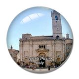 Ascoli Piceno Italy Cattedrale di Sant'Emidio 3D Fridge Magnet Crystal Glass