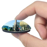 Germany Auguste Square Leipzig 3D Fridge Magnet Crystal Glass