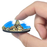 Autun France Cathedrale St-Lazare 3D Fridge Magnet Crystal Glass