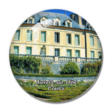 Auvers-sur-Oise France Chateau d'Auvers 3D Fridge Magnet Crystal Glass