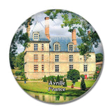 Avrille France Chateau des Aventuriers 3D Fridge Magnet Crystal Glass