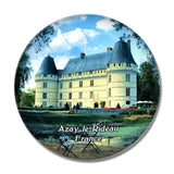 Azay-le-Rideau France Chateau de l'Islette 3D Fridge Magnet Crystal Glass