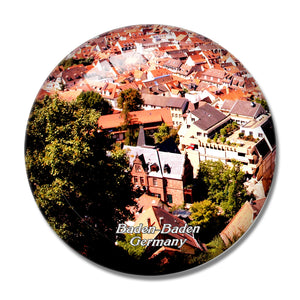 Germany Baden-Baden 3D Fridge Magnet Crystal Glass