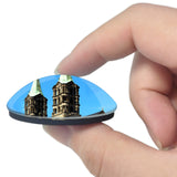 Germany Bamberg Cathedral 3D Fridge Magnet Crystal Glass